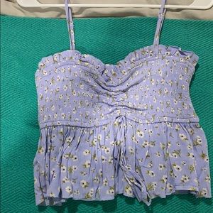 Light purple floral top